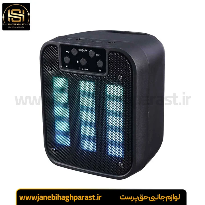 اسپيکر بلوتوث 3 اينچ گريت نايس مدل GTS-1839 جانبی حق پرست