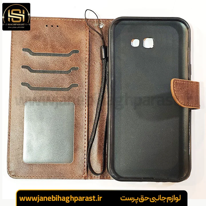 کیف موبایل جاکارتی دار برای سامسونگ A 720 مگنت دار جانبی حق پرست