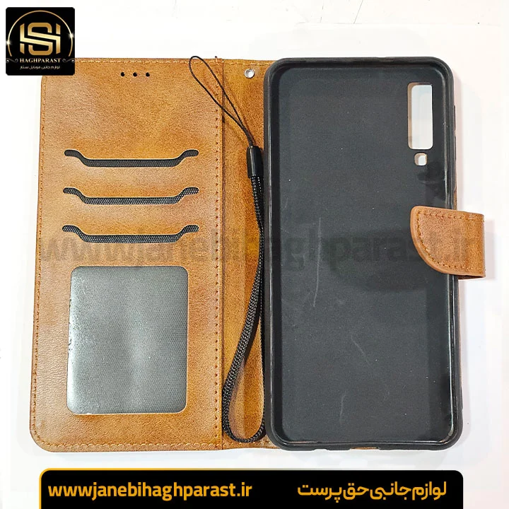 کیف موبایل جاکارتی دار برای سامسونگ A 750 مگنت دار جانبی حق پرست