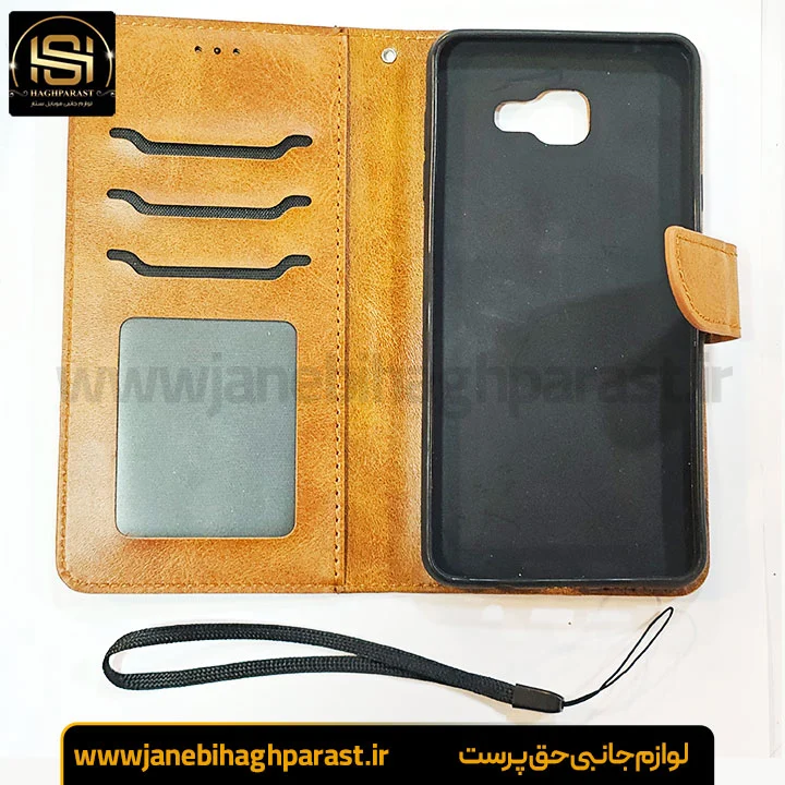 کیف موبایل جاکارتی دار برای سامسونگ A10 مگنت دار جانبی حق پرست