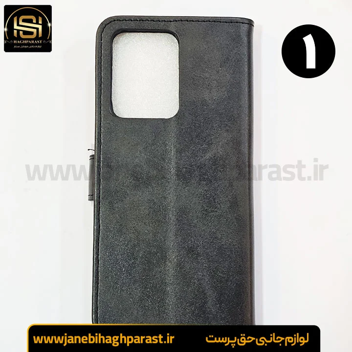 کیف موبایل جاکارتی دار برای شیائومی Note 12 Pro 5G مگنت دار جانبی حق پرست