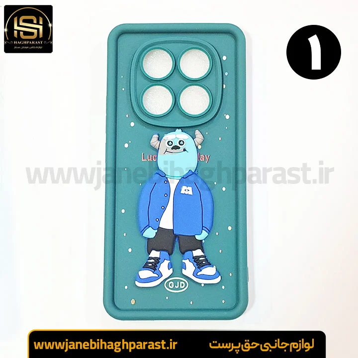 گارد عروسکی سولید گوشی شیائومی xiaomi Note 14 Pro 4G جانبی حق پرست