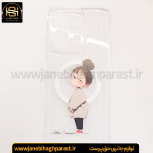 قاب موبایل شفاف شیشه ای شیائومی Redmi 15c جانبی حق پرست